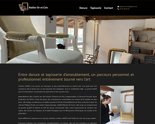 site Atelier Or et Crin
