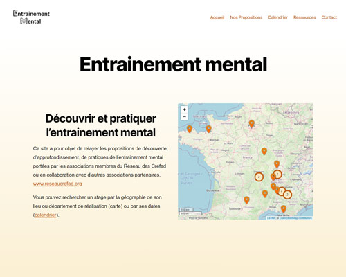 stage d'entrainement mental